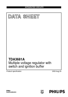 TDA3681A Datasheet PDF Philips Electronics