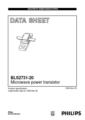 BLS2731-20 Datasheet PDF Philips Electronics