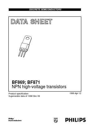 BF869 Datasheet PDF Philips Electronics