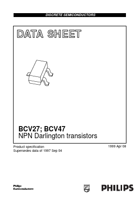 BCV47 Datasheet PDF Philips Electronics