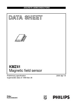 KMZ41 Datasheet PDF Philips Electronics
