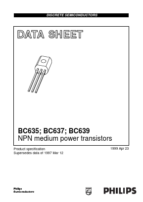 BC637-16 Datasheet PDF Philips Electronics