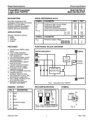 BUK106-50L Datasheet PDF Philips Electronics