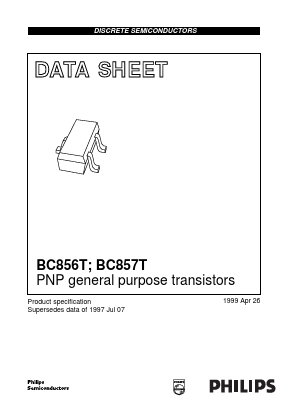 BC857BT Datasheet PDF Philips Electronics