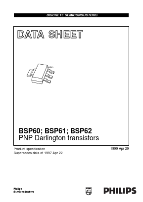 BSP61 Datasheet PDF Philips Electronics