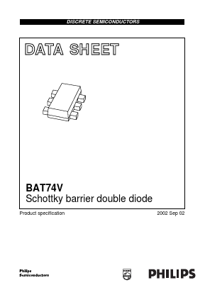 BAT74V Datasheet PDF Philips Electronics