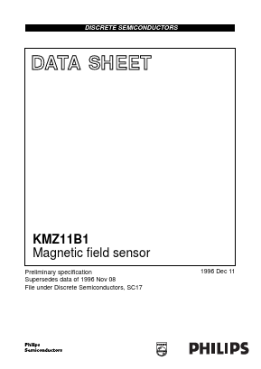 KMZ11B1 Datasheet PDF Philips Electronics