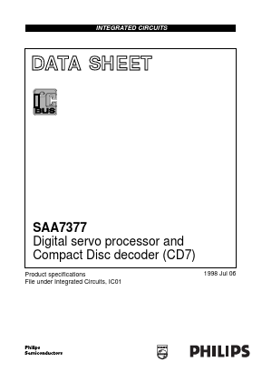 SAA7377GP Datasheet PDF Philips Electronics