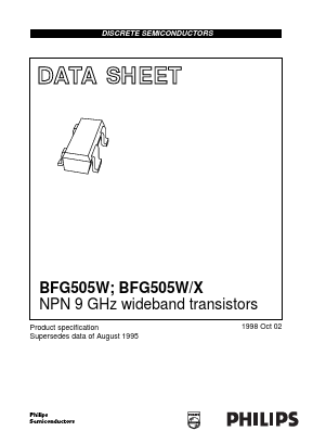 BFG505W Datasheet PDF Philips Electronics