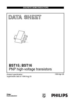 BST16 Datasheet PDF Philips Electronics