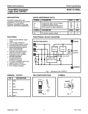 BUK112-50GL Datasheet PDF Philips Electronics