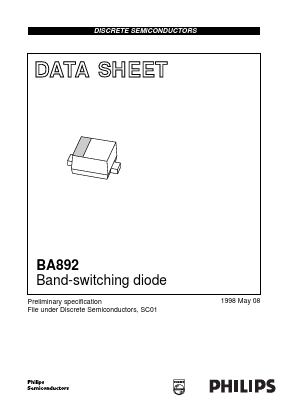 BA892 Datasheet PDF Philips Electronics