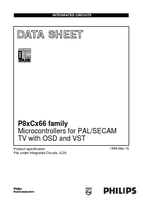 P83C566BDA Datasheet PDF Philips Electronics