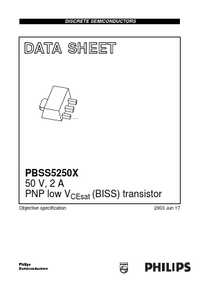 PBSS5250X Datasheet PDF Philips Electronics