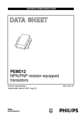 PEMD12 Datasheet PDF Philips Electronics