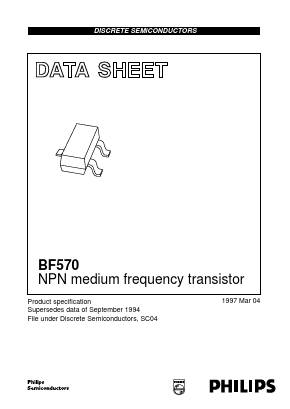 BF570 Datasheet PDF Philips Electronics