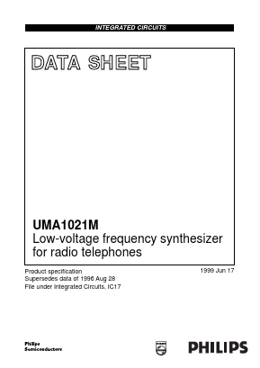 UMA1021M Datasheet PDF Philips Electronics