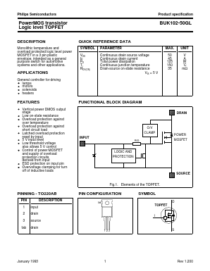 BUK102-50GL Datasheet PDF Philips Electronics