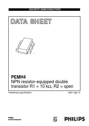 PEMH4 Datasheet PDF Philips Electronics