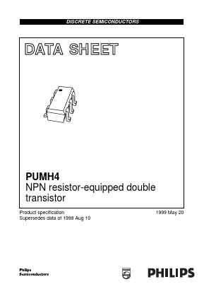 PUMH4 Datasheet PDF Philips Electronics