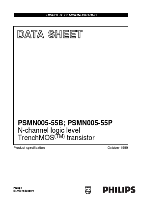 PSMN005-55B Datasheet PDF Philips Electronics