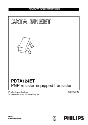 PDTA124ET Datasheet PDF Philips Electronics