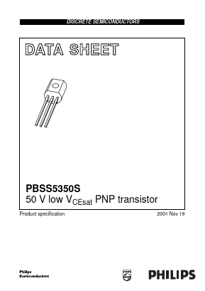 PBSS5350S Datasheet PDF Philips Electronics