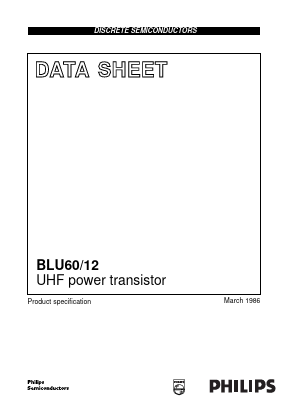 BLU60-12 Datasheet PDF Philips Electronics