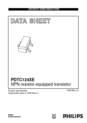 PDTC124XE_99 Datasheet PDF Philips Electronics