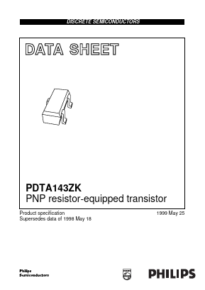 PDTA143ZK_99 Datasheet PDF Philips Electronics