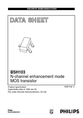 BSH103 Datasheet PDF Philips Electronics