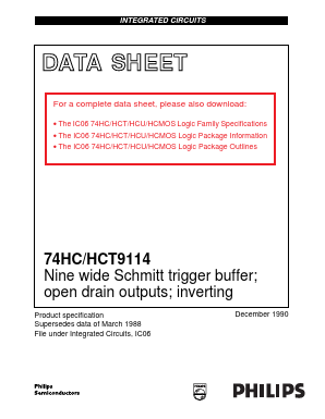 74HCT9114D Datasheet PDF Philips Electronics