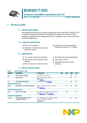 BUK6217-55C Datasheet PDF Philips Electronics