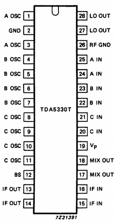 TDA5330T/C6 Datasheet PDF Philips Electronics
