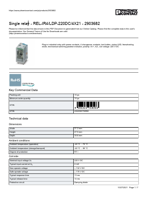 2903682 Datasheet PDF Phoenix Contact