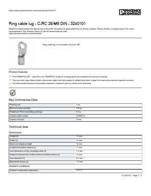 3240101 Datasheet PDF Phoenix Contact