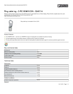 3240114 Datasheet PDF Phoenix Contact