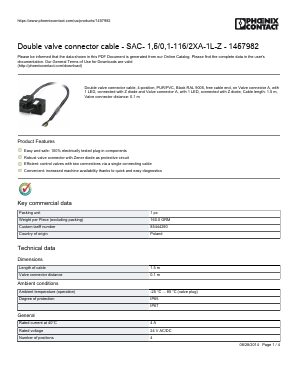 1457982 Datasheet PDF Phoenix Contact