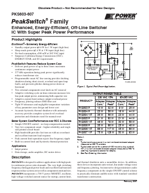 PKS605Y Datasheet PDF Power Integrations, Inc