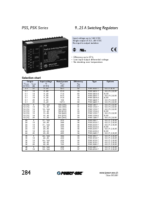 PSK1212-7 Datasheet PDF Power-One Inc.