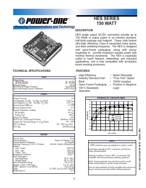 HES075ZG-A Datasheet PDF Power-One Inc.