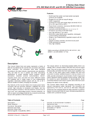 LXN2660-6 Datasheet PDF Power-One Inc.
