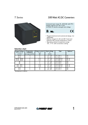 LT1702-7 Datasheet PDF Power-One Inc.