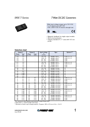 40IMX7-24-9C Datasheet PDF Power-One Inc.