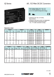 CQ2001-7R Datasheet PDF Power-One Inc.