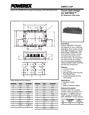 CM50TJ-24F Datasheet PDF Powerex