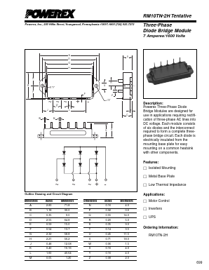 RM10TN-H Datasheet PDF Powerex