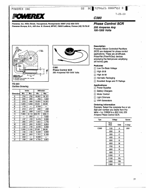 C380PA Datasheet PDF Powerex