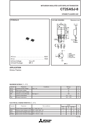 CT25ASJ-8 Datasheet PDF Powerex
