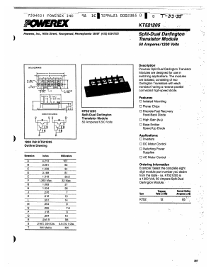 KT521205 Datasheet PDF Powerex